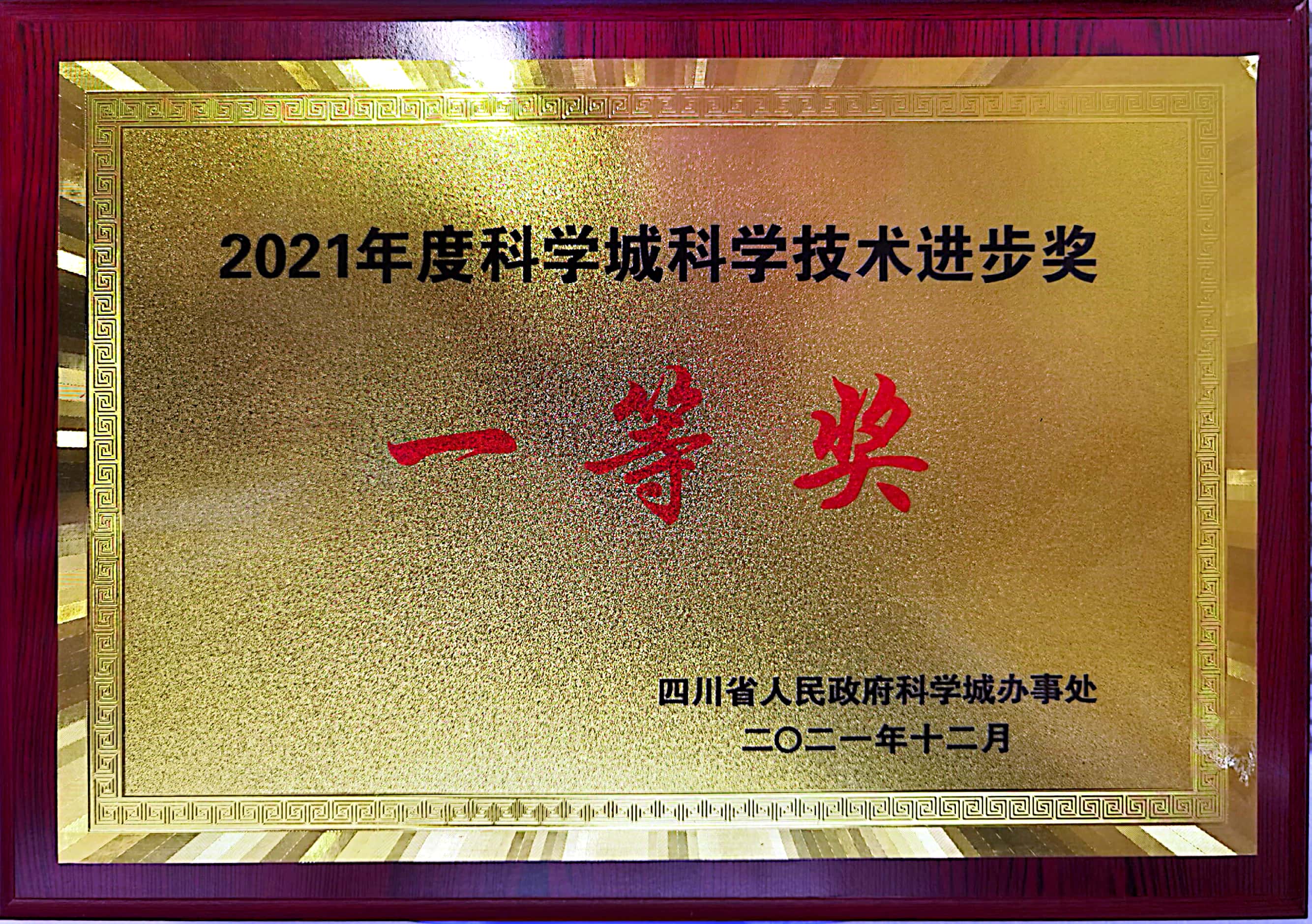 2021科学技术进步一等奖